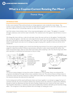 What is A Counter-Current Rotating Pan