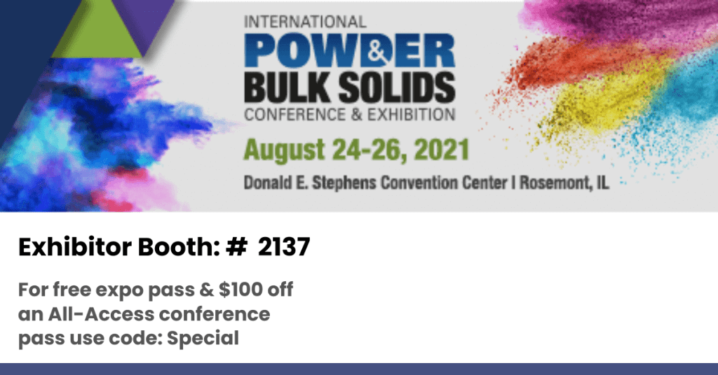Join Lancaster Products at the International Powder & Bulk Solids