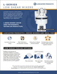 low shear mixer brochure thumbnail