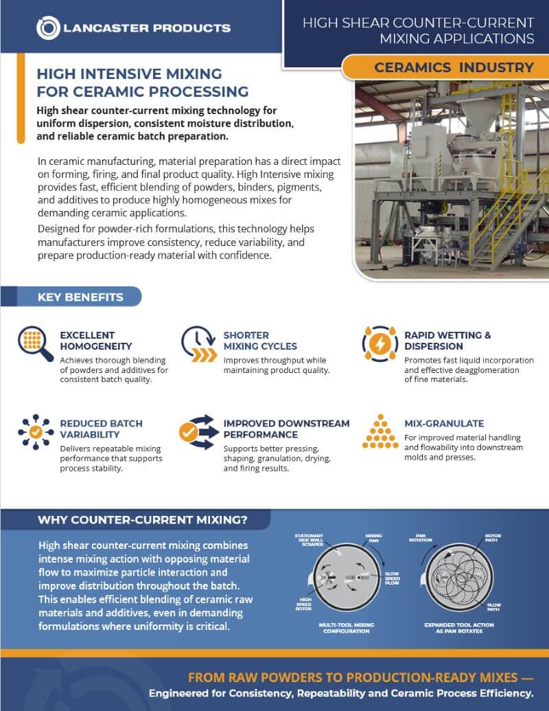 low shear mixer brochure thumbnail